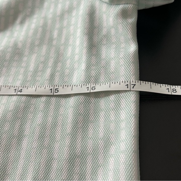 Simply Southern Polo Dress Color Is Glass Mint Navy Size Small Spring Summer - Picture 7 of 9